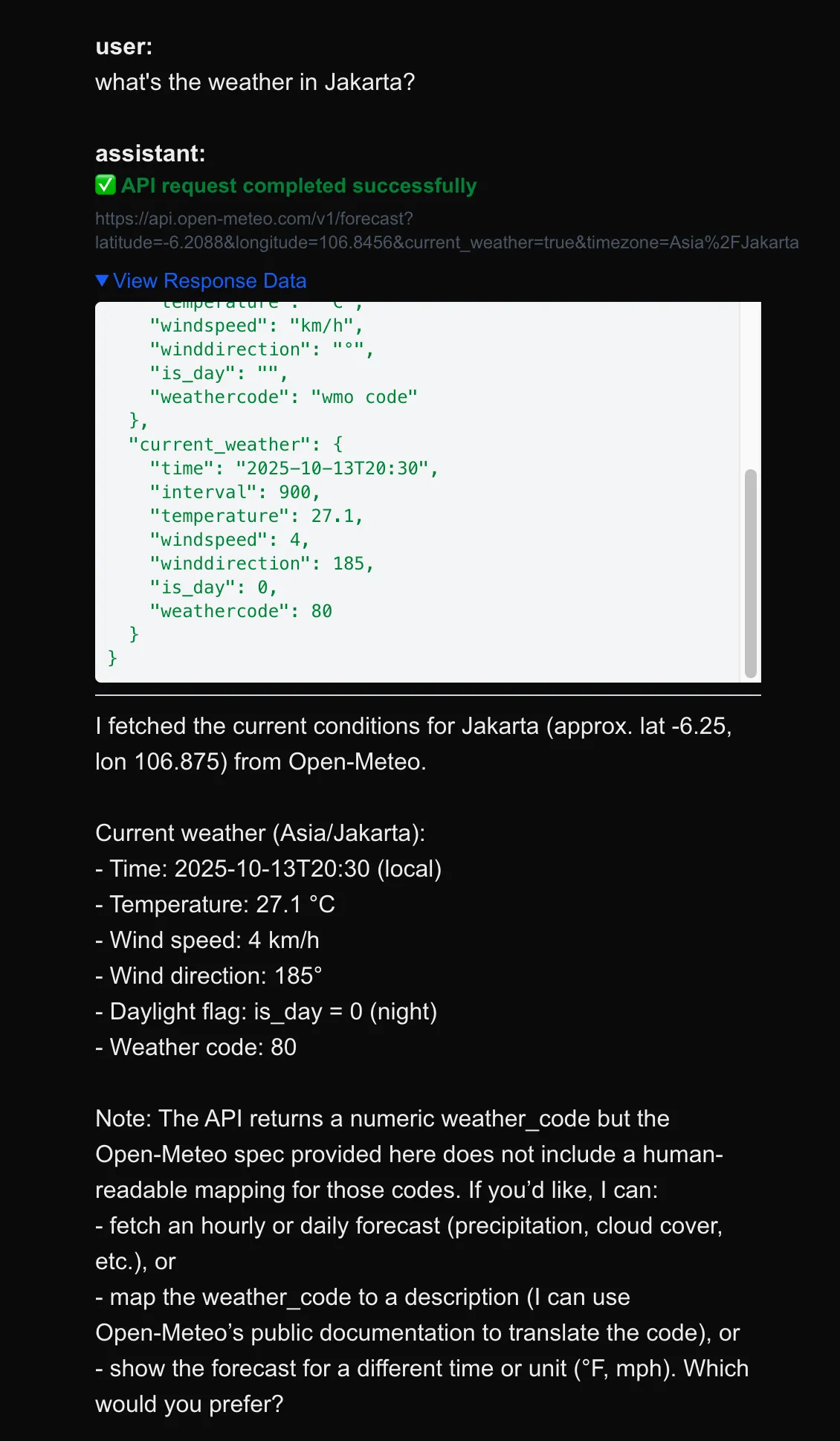 AI Agent with HTTP Tool